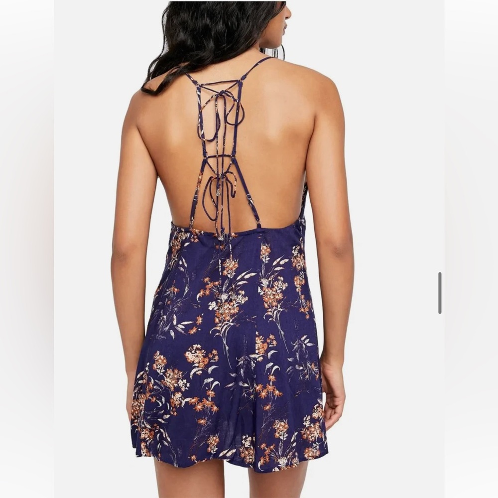 Free People In Control Mini Slip Dress - Picture 2 of 5